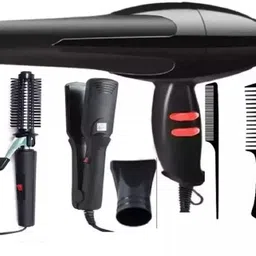 UKSTYLZ Hair Dryer with 522 hair straightener,471 hair curler and 2 tail comb Personal Care Appliance Combo-image-4