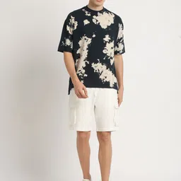 THE BEAR HOUSE Men's Abstract Tie-Dye Crew Neck T-shirt image 2