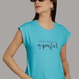 Friskers Typography Printed Extended Sleeves Pure Cotton Regular T-shirt image 2