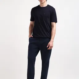 Tommy Hilfiger Men Solid Round Neck Pockets T-shirt image 4