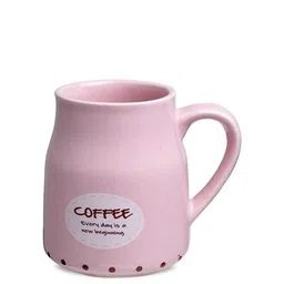 Arrabi Purple & Yellow Printed 6 Ceramic Glossy Cups Set image 4