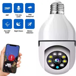 OSQD 1080p Light Bulb CCTV Camera with 360° Mobile Monitoring Security Camera-image-43