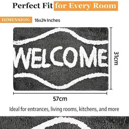 homestic by kuber industries Microfiber Door Mat image 2