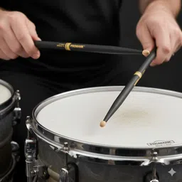 promark R7AAG, Rebound 7A ActiveGrip Hickory 16 inch Drumsticks image 2