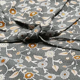 BRINNS Grey & White Ethnic Motifs A-Line Dress image 3