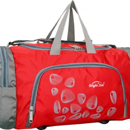 bright star luggage 65 L Hand Duffel Bag - Branded Quality Light Weight Heavy Duty Travel - Red - Large Capacity-picture-29