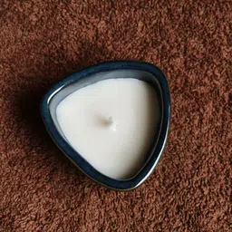 ignique Ceramic Trilume Scented Candle | Coconut-Soy Wax | Small Size Decorative Candle image 3