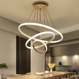 risa Chandelier Modern 3 Ring LED for hall, kitchen, dining, temple ceiling light Chandelier Ceiling Lamp-picture-18
