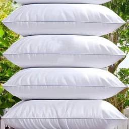 urmila creation Microfibre Sleeping Pillow Pack of 5 Solid LUXURY image 1