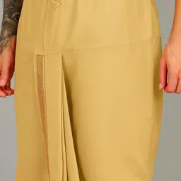 Sawariya handloom Men Red Readymade Ready to Wear Dhoti Solid Men Dhoti image 4