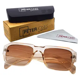 Peter Jones Eyewear Unisex Square Sunglasses with UV Protected Lens image 5