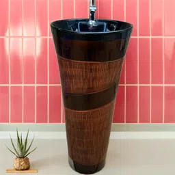 |pedestal washbasin|hand washbasin stand|ceramic pedestal washbasin|basin| Modern Pedestal Wash Basins/One Piece Pedestal Washbasin Pedestal Basin-image-30