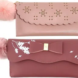 mahabal Casual, Party, Formal Pink, Maroon Clutch-picture-15