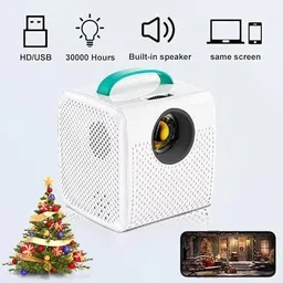 JVDN Mini Projector with Android 7.1 | 1280x600 Resolution (1000 lm) Portable Projector image 2