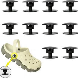 Ree Universal Clogs Shoes Repair Rivets Replacement Button for Men & Women 20 Pieces Shoe Lace image 1