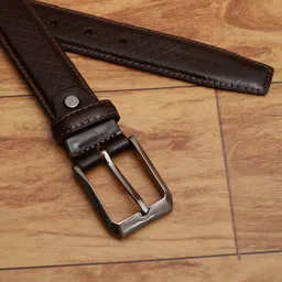 peter england Men Brown Genuine Leather Belt-picture-11