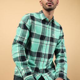 Wrangler Tartan Checks Cotton Casual Shirt-picture-32