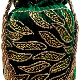 jivon Women Green Potli image 2