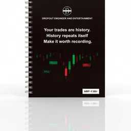 dropoutengineer Trading Journal Diary and Stock Market Trading Diary Notebook Trading book A5 Journal Track Entry, Stop Loss, Profit & Loss, Notes 137 Pages image 2