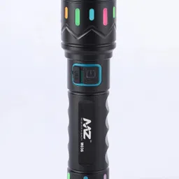 mz M036-METAL ZOOMABLE LED TORCH-3 Modes Flashlight, Super Bright 80W LED Light Torch-picture-18