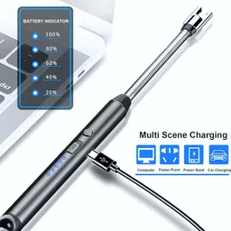 crockdile "EternalEmber Lighter for Unfading Flame and Enduring Strength" Aluminium Electronic Gas Lighter Pocket Lighter image 1