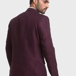 colorplus Men Checkered Single Breasted Casual Blazer image 5