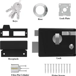 plantex Brass Matte Deadbolts image 5
