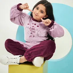 Stylo Bug Girls Printed T-shirt With Pyjamas image 5