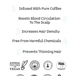 MCaffeine Sustainable Coffee Scalp Serum Tonic for Hair Growth with Redensyl & Proteins 100 ml image 2