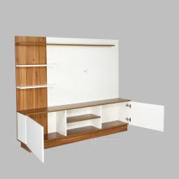 mintwud from pepperfry Kibo Tv Unit In Lyon Walnut Finish for TV's upto 55'' image 5