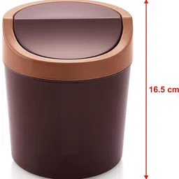 bluzap Mini Dustbin for Kitchen, Office, Home, etc (Any One Color Will Be Sent You) Plastic Dustbin image 5