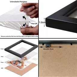 Kuber Industries Set Of 6 Collage Photo Frame image 4