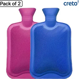 Pack of 2 New Pain Relief Bottle Warm Bag Non Electric 2 L Hot Water Bag-image-8