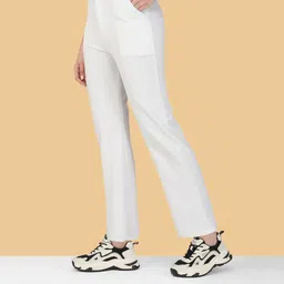 kronmenien Pack of 2 Women Regular Fit Multicolor Lycra Blend Trousers image 4