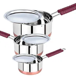 Sauce Pan 32 cm, 34 cm, 36 cm diameter with Lid 1 L, 1.5 L, 2 L capacity-image-37