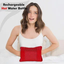 saioni Gel Filled Velvet Fur with Hand Pocket Heat Pad Electric 1 L Hot Water Bag image 3