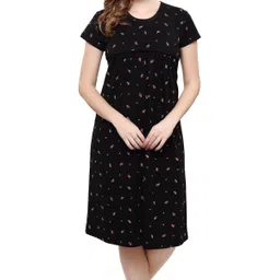 tigywigy Women Maternity/Nursing Nighty-picture-12
