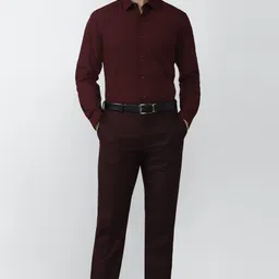 peter england Men Regular Fit Solid Formal Shirt image 3