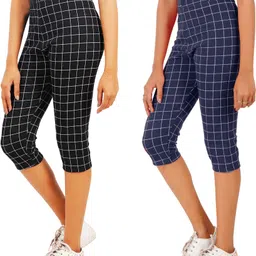 Women Black, Dark Blue Capri-image-40