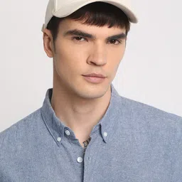 THE BEAR HOUSE Slim Fit Cotton Casual Shirt image 5