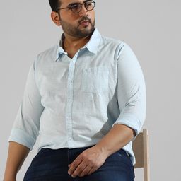 Instafab Plus Men Plus Size Classic Casual Cotton Shirt-picture-44