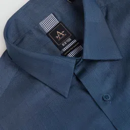 Arrow New York Spread Collar Slim Fit Cotton Formal Shirt image 4