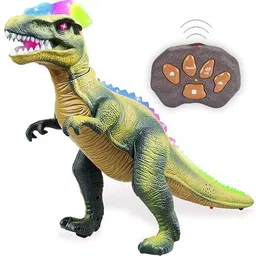 thepampam Remote Control Dinosaur Robot with Light Up Eyes and Roaring Sound, Walking image 5