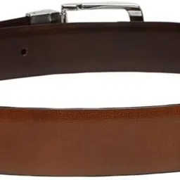 louis philippe Men Formal Tan Genuine Leather Reversible Belt image 2