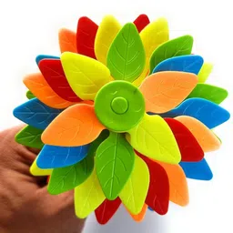 wesoulgifts Candy Flower Toy for Kids, Stress Relief Toy Colourful Twisting and Rotating-picture-28