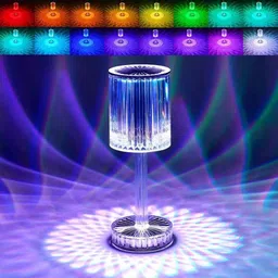 techmaze Crystal Diamond Night Lamp 16 Color RGB Changing LED Lights With USB Remot T19 Table Lamp-picture-19