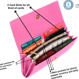 g m w Casual, Formal, Party, Sports Pink Clutch image 5