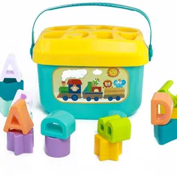 kohinoor creation Plastic Building Blocks for Kids 10+ pcs (Multicolor)-picture-19