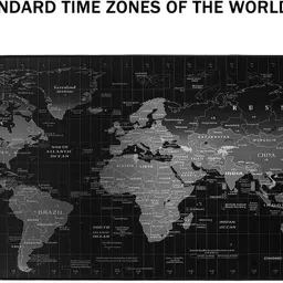 SEAGULL Large Extended Mouse Pad, Non-Slip Rubber Base, Soft Gaming Desk Keyboard Pad Mat for Offices & Home (60 x 30 cm, World Map) Mousepad-picture-18