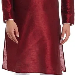 larwa Men Silk Blend Sherwani Churidar Set image 2